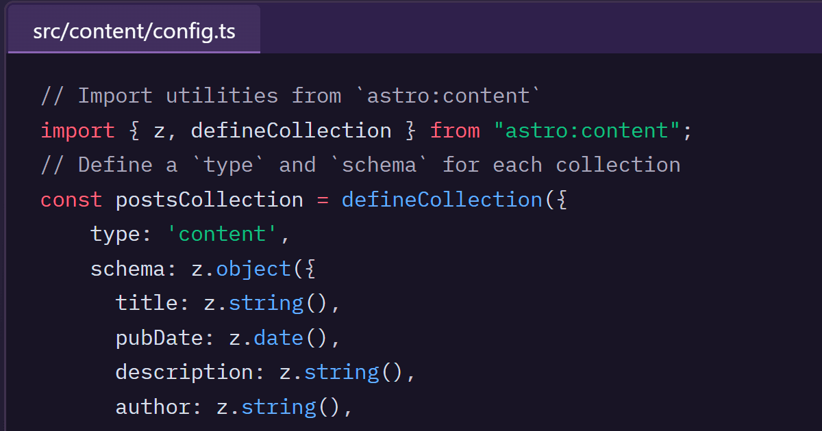 Astro Docs code blocks with Expressive Code